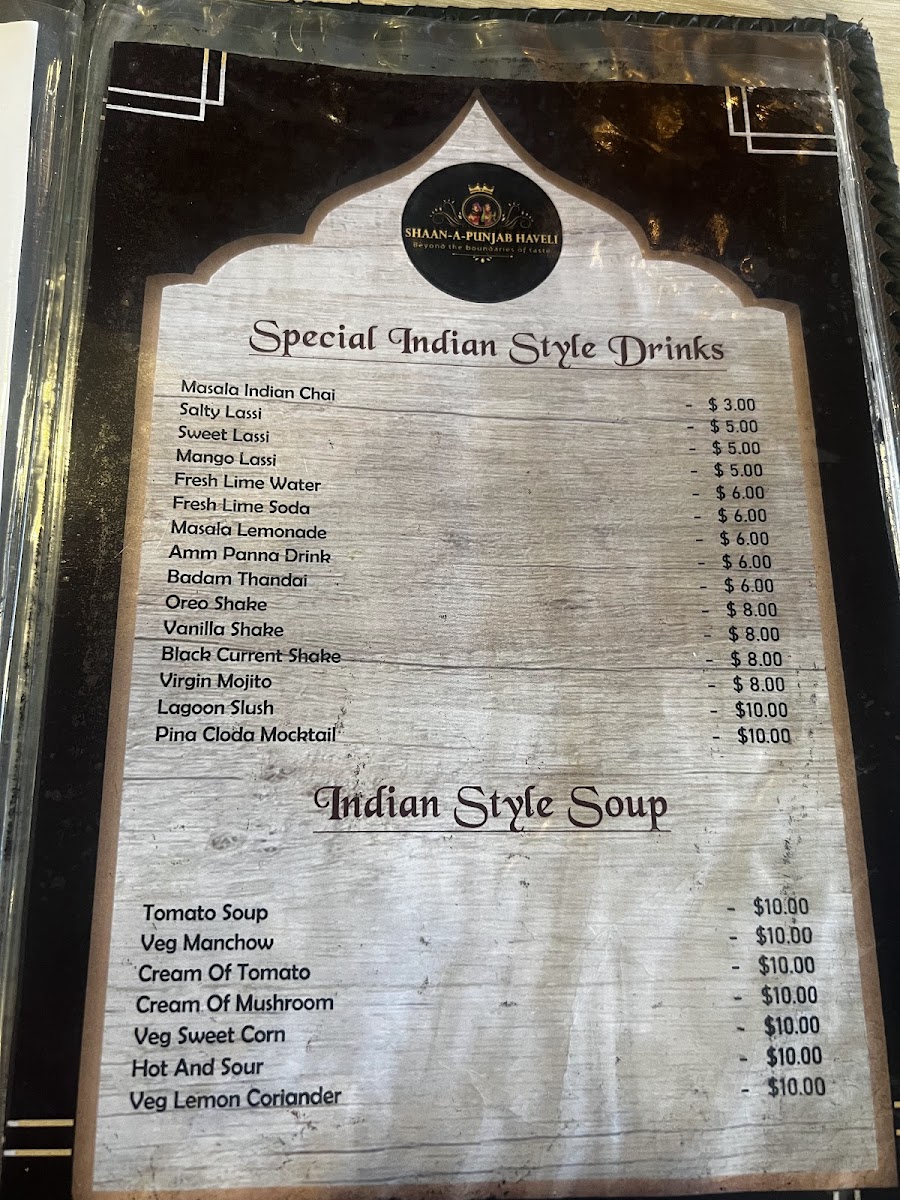 Menu Shaan A Punjab Haveli And Sweet Shop-6